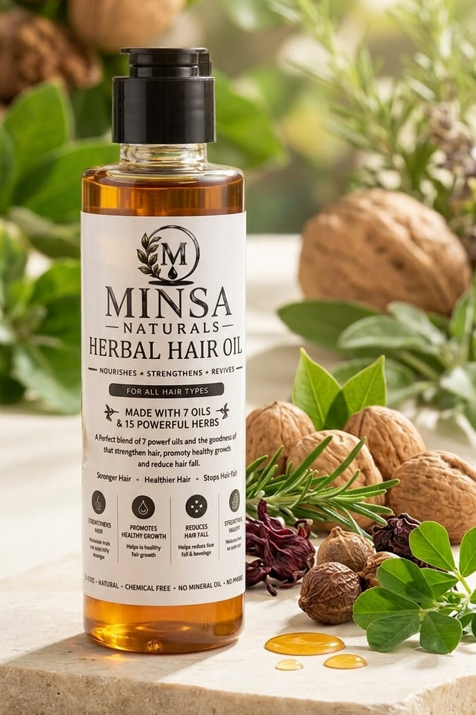 Minsa Naturals Herbal Hair Oil (100ml)